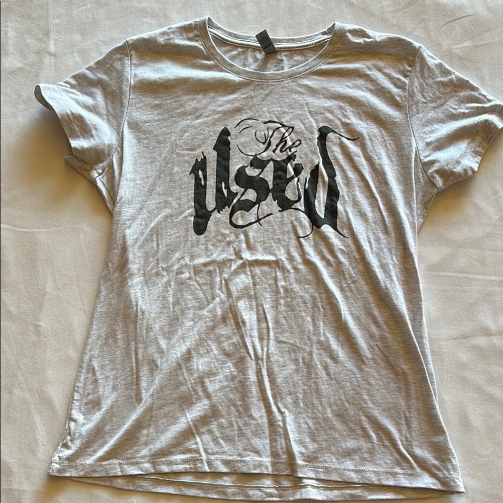 Women’s Band T - “ The Used” Gray Graphic T-Shirt